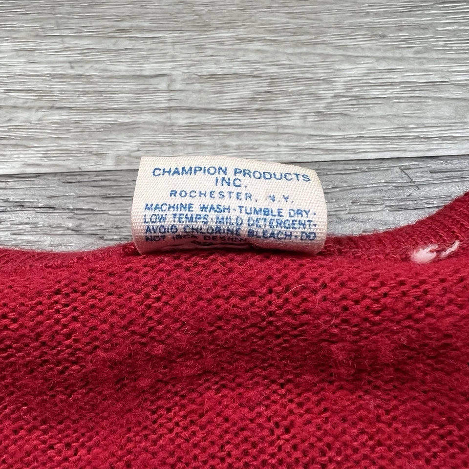 Suéter Pullover Vintage Años 70 Washington Redskins Lana Comandantes Campeón EE. UU. Foto 4 de 4