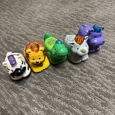 5 VTech Go Go Smart Wheels Animals Zebra Lion Hippo Rhino Zoo Explores