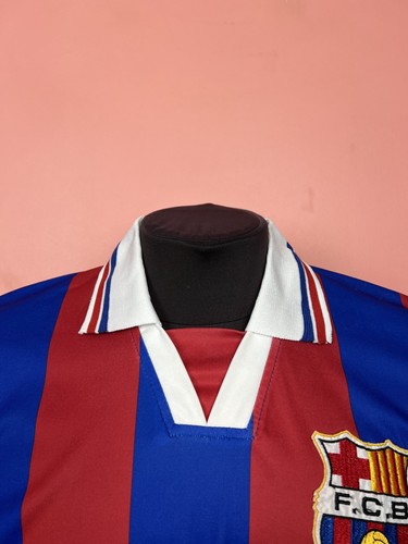 Custom Vintage Trikot 9 Rivaldo Fußball Jersey Barcelona F.C. herren gr. L - Bild 3 von 8