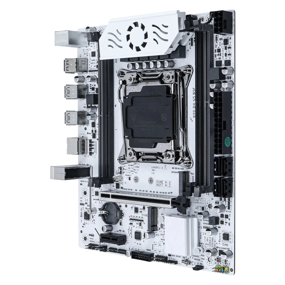 X99 Motherboard DDR4 LGA2011-3 with M Slot 2 Supports C612 Chipset Dual Channel  - Image 3 of 4