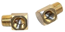 Empi 90 Degree 3/8 Inch NPT to 3/8 Inch NPT Fittings - Pair - 9227