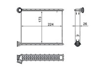 Mahle AH 270 000S WäRmetauscher, Innenraumheizung FüR CitroËN,Peugeot