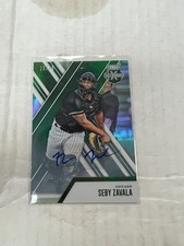 Seby Zavala 2017 Panini Elite Extra Edition Auto Green #153 #15/25 NrMt