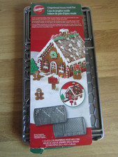 Wilton Gingerbread House Mold Pan 2 Sided Heavy Gauge Pan Christmas Baking