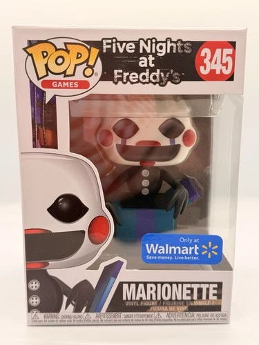 Funko Pop #345 Marionette Five Nights at Freddy's Walmart Exclusive W/ Protector