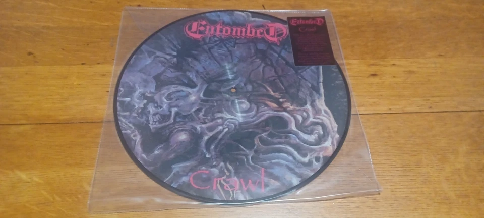 Entombed - Crawl - Reek of Death Records Picture Disc Vinyl Unleashed Gorefest - Image 2 of 4