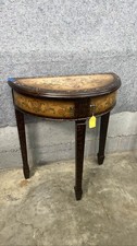 Vintage Decorative Hand-Painted Half-moon Tab...