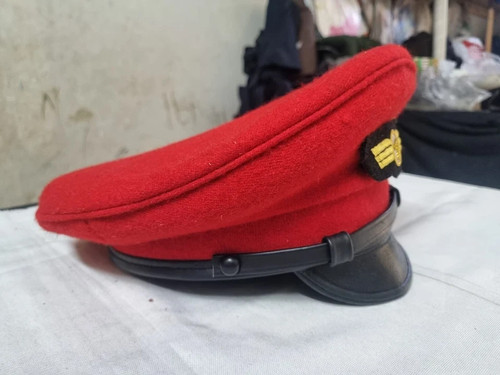 Replica M. Bison Service Cap – Military Style Red Hat for Cosplay & Collectors - Picture 6 of 8