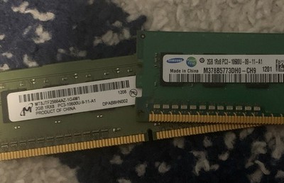 Intel i5 2500 3.30GHz, 2 Quad Gen CPU with 2x2gb 4gb of DDR3