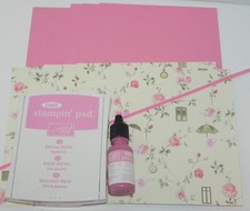 REGAL ROSE CRAFT INK PAD REFILL 6X6 DESIGNER PAPER CARDSTOCK STAMPIN UP