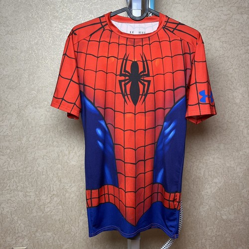 CAMISA UNDER ARMOUR Ultimate MARVEL Compresión Spiderman Alter Ego Para Hombres Talla M