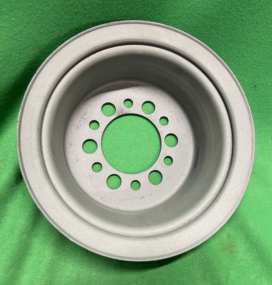 401 425 Buick Cabezal de clavo 3 ranuras cigüeñal polea 1363692 piezas motor Foto 4 de 4