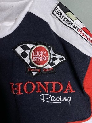 メビウス　Honda Lucky Strike ジャケット 未使用 Lucky Strike Bar Honda 555 World Racing Formula 1 Team Jacket Sz