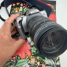 Canon EOS Rebel Ti 35mm SLR Film Camera Quantaray 70 300mm Zoom Lens