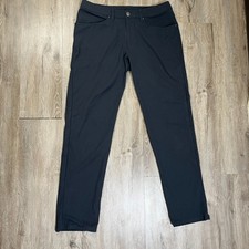 Lululemon ABC Classic-Fit 5 Pocket Pant 32x31 Warpstreme Obsidian Dark Gray