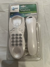 AT T 146 Design Line Telephone Windchill White Hearing Aid Compatible Desk/Wall