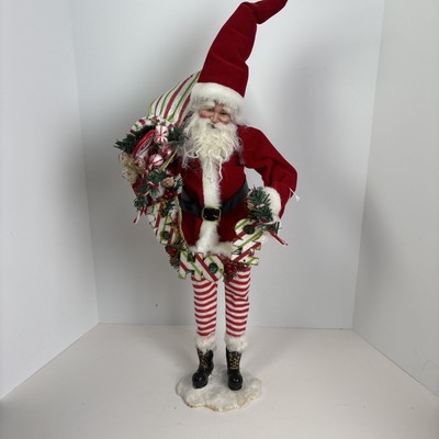 K&K Standing Santa ''Ho Ho Ho'' 22''