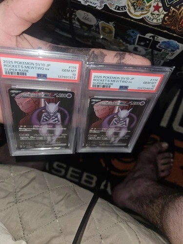 PSA 10 Mewtwo Pokemon Team Rocket Mewtwo ex Promo Pokemon Card (2) Graded FIREE