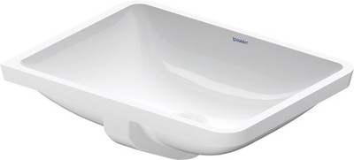 Duravit 030549-0HOLE Starck 3 20-7/8'' Rectangular Ceramic - White