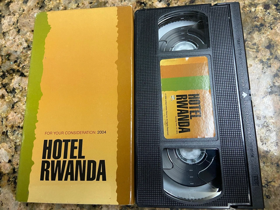 VHS Hotel Rwanda Screener Promo FYC For Your Consideration Don Cheadle RARE NM - Image 4 of 4