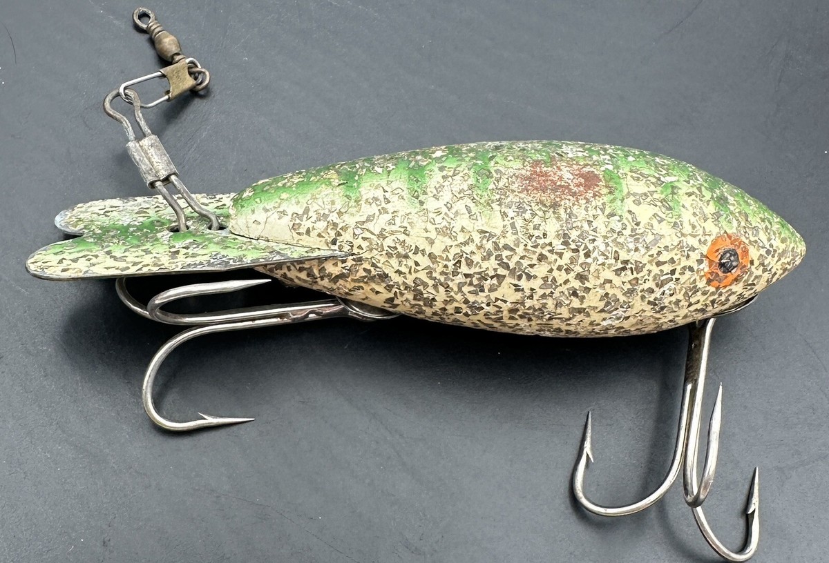Vintage Luxon Bomber Fishing Lure Christmas Tree Glitter 515