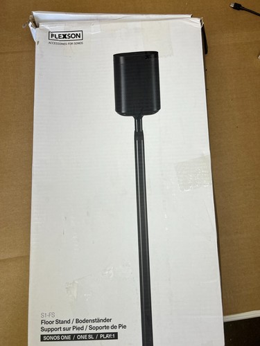 Soporte de piso profesional Flexson para Sonos One, One SL y Play:1 - negro individual - Imagen 3 de 18