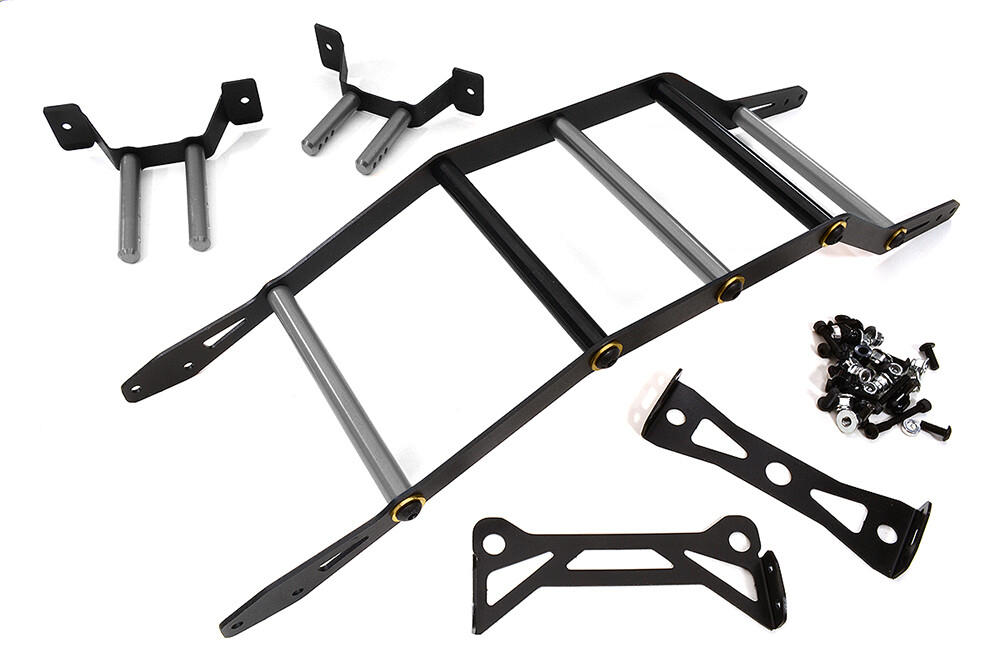 Kit Gabbia Corpo Exo-Scheletro Integy Per Arrma Granito 1/10 2WD – Colore Blu, Lega Metallica - Foto 3