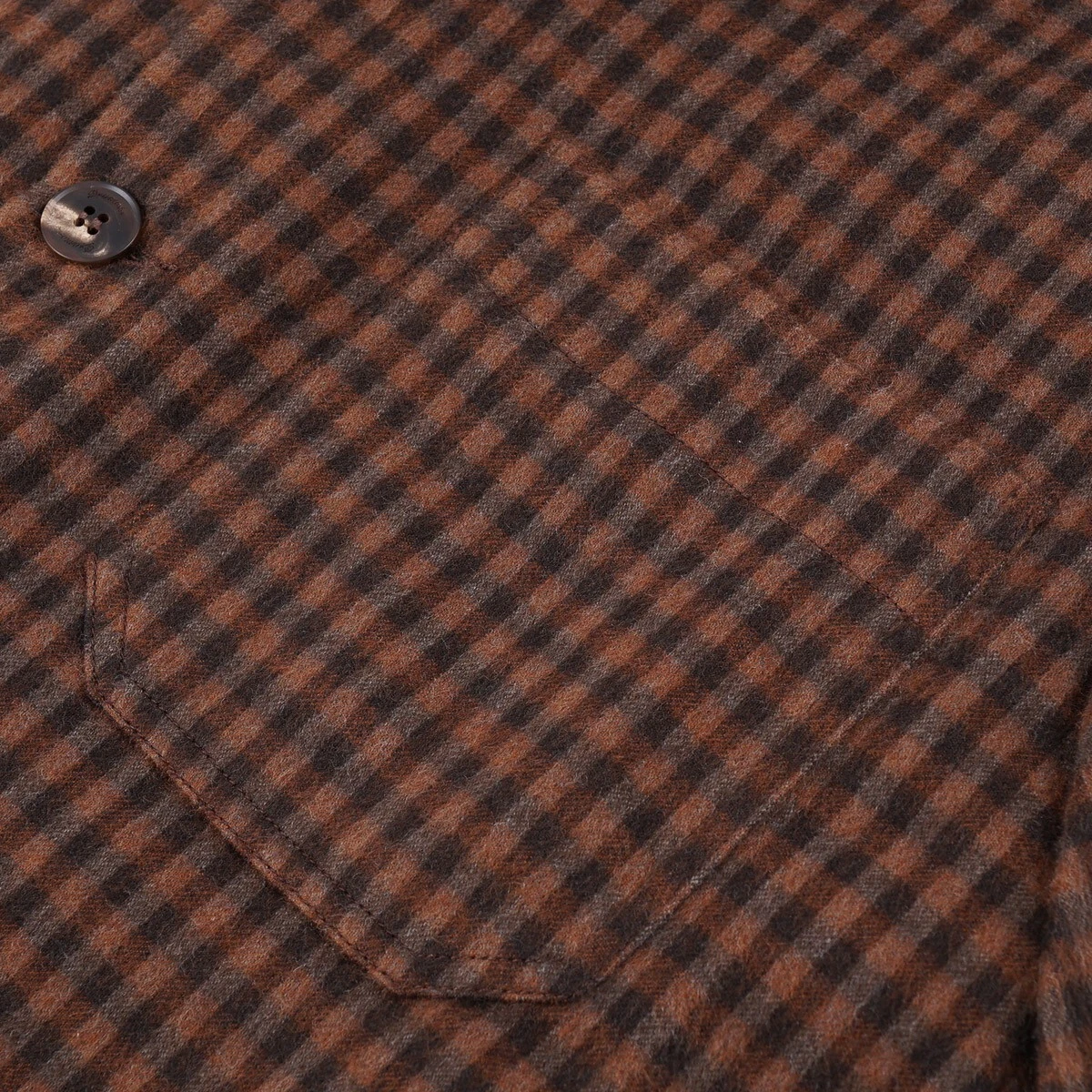 Drumohr  Button-Front Extra-Soft Brushed Wool Jacket M (Eu 48) NWT image 5