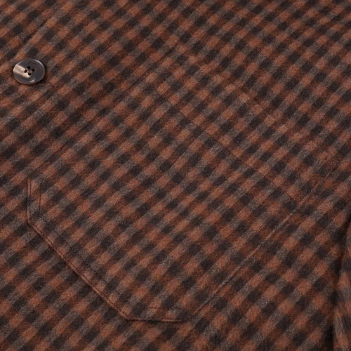 Drumohr  Button-Front Extra-Soft Brushed Wool Jacket M (Eu 48) NWT image 5