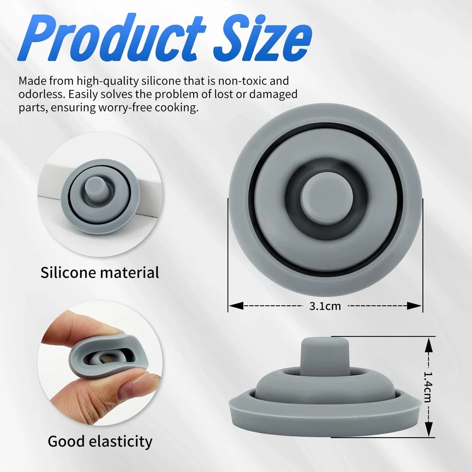 Lot de 2 joints de signal de cuisson pour autocuiseur WMF Perfect - Pièce de ... Foto 3 de 4