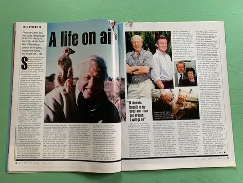 SATURDAY 23-11-2002 RACHEL STEVENS S Club Maureen Lipman Blue David Attenborough - Picture 5 of 8