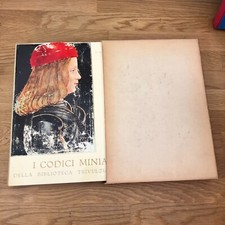 Caterina Santoro: Codici miniati della Biblioteca Trivulziana. 1958 con custodia