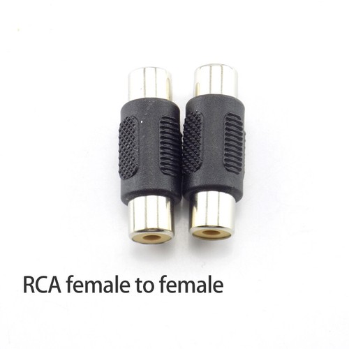 2/10 Rca Dual Male to male Coupler female to female Audio Adapter Connector plug - Picture 6 of 6
