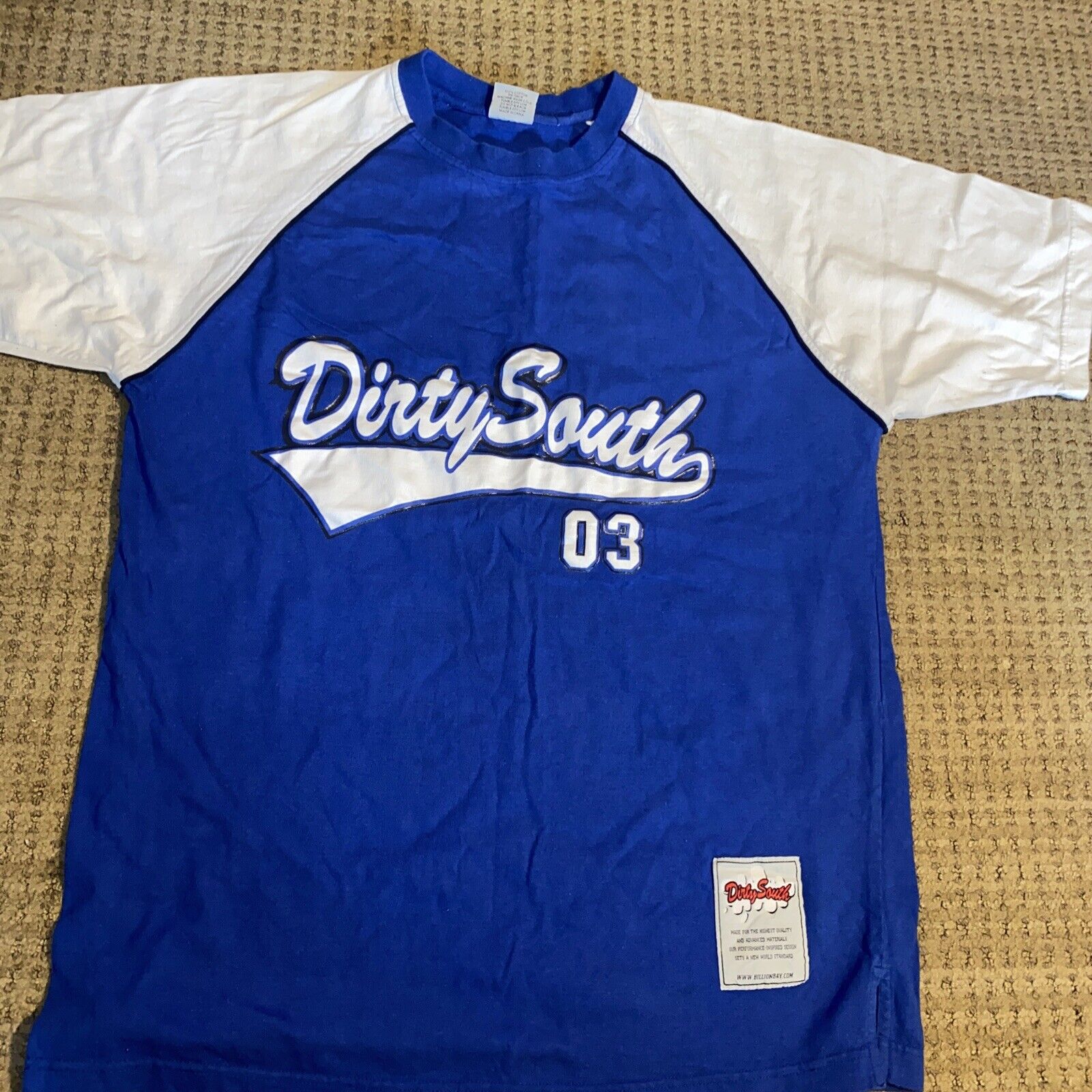 Vintage Signature Series Dirty South Tee Shirt Bl… - image 2