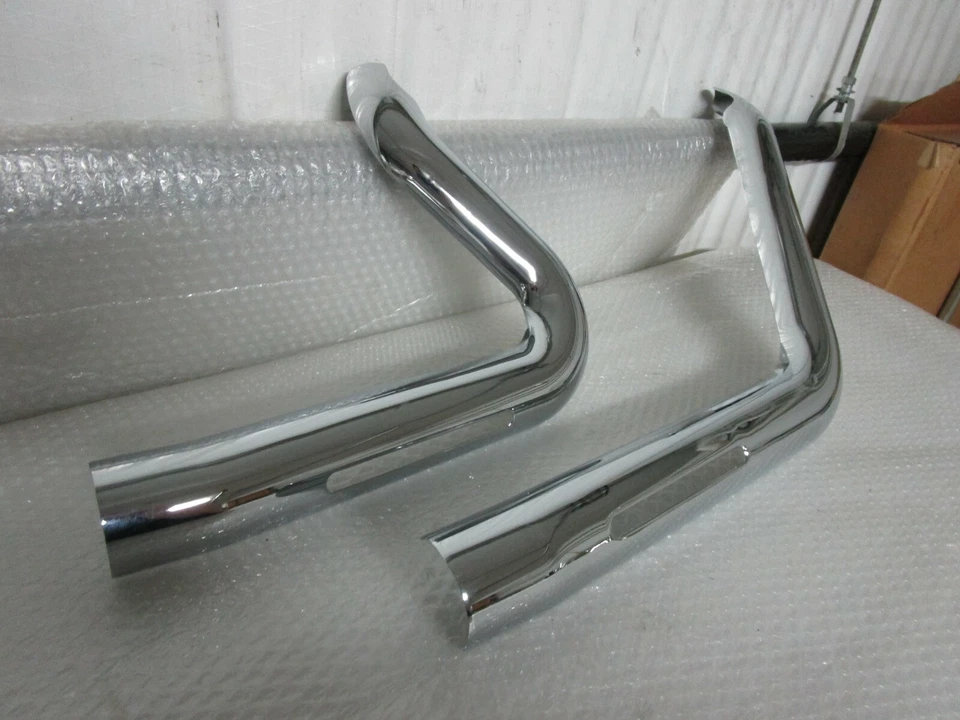 Cabezal silenciador Harley Davidson FXBR Breakout Softail 18-22 protectores térmicos ranurado Foto 2 de 4