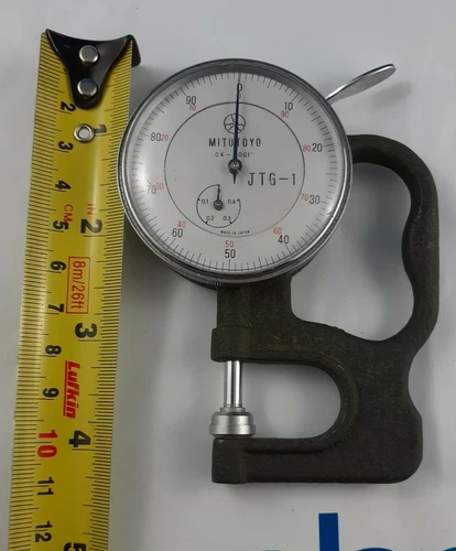 MITUTOYO Dial Thickness Guage JTG-1 Vintage 0.4-0.001" Dual Dials S-2567 SEE PIC