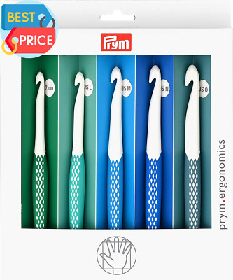 Ergonomics Crochet Hook Set, Large (7Mm, L, M, N, O)