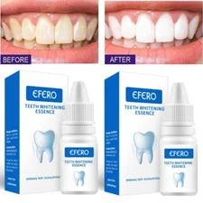 2PCS Teeth Whitening Serum Gel Oral Hygiene Dental Care Remove Plaque Clean Kit