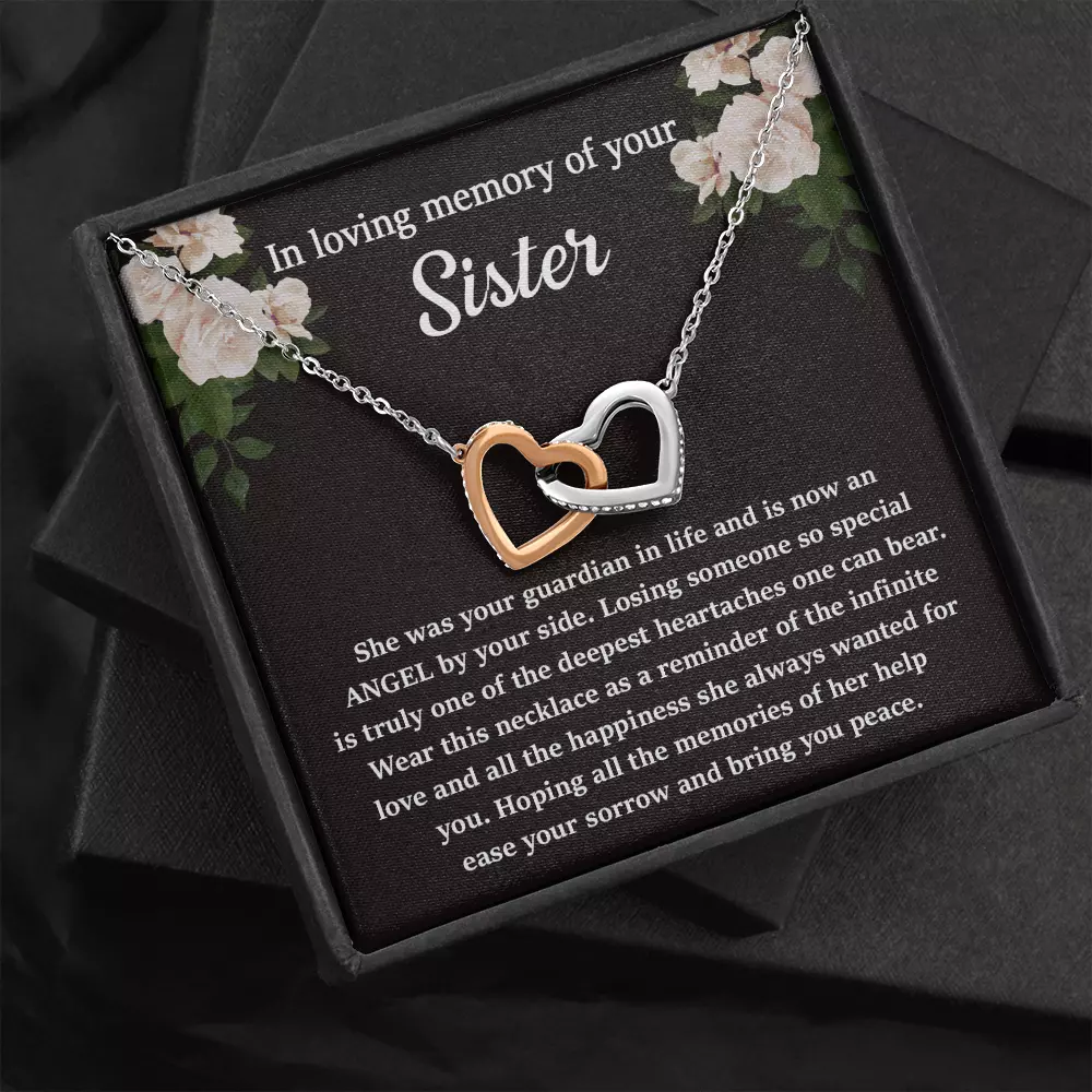 Sister on sale memorial necklace