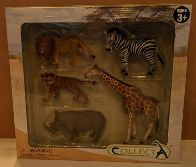animal car3枚セット 89534 Wildlife Window Boxed Set, CollectA - Life Like & Hand