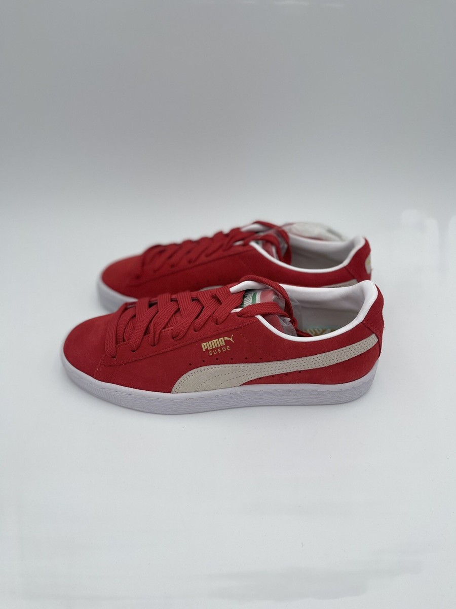Puma Suede Classic XXI 38141002 Womens Red Suede Lifestyle
