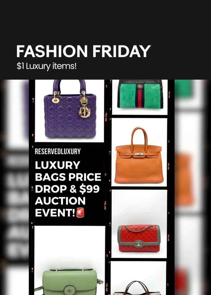 99 START AUCTION & FRIDAY BAG DROP!
