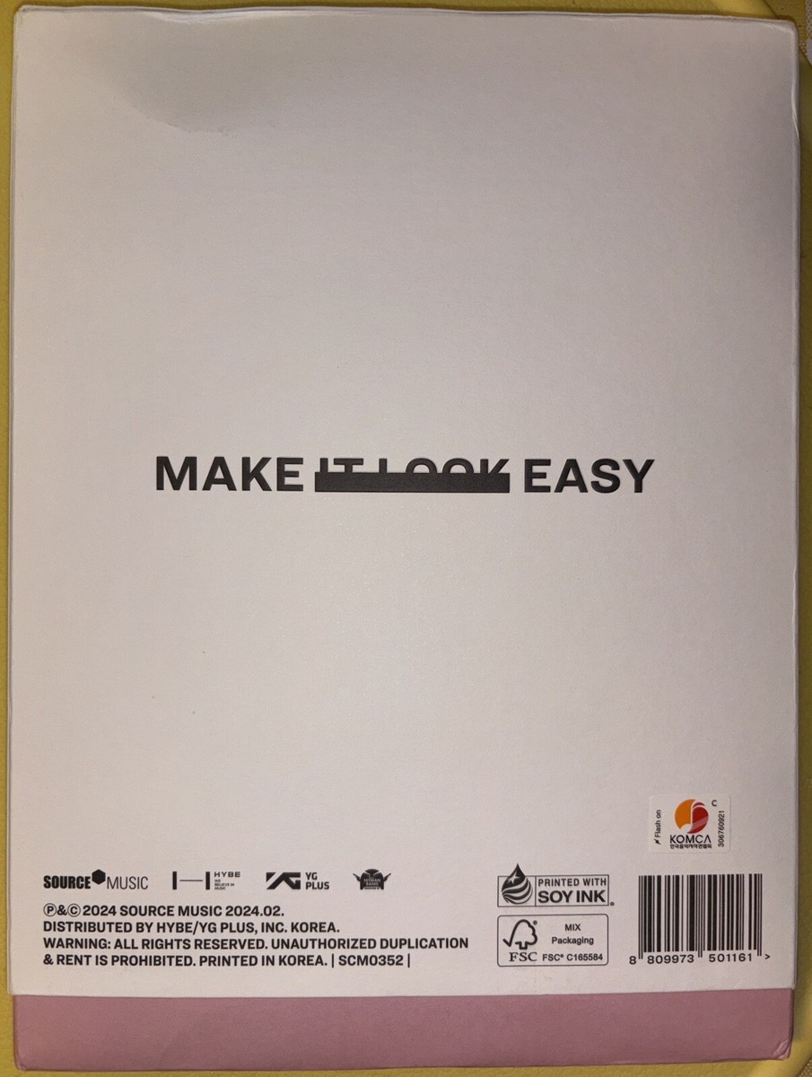 LE SSERAFIM [EASY] All Member Autographed Signed Album | eBay