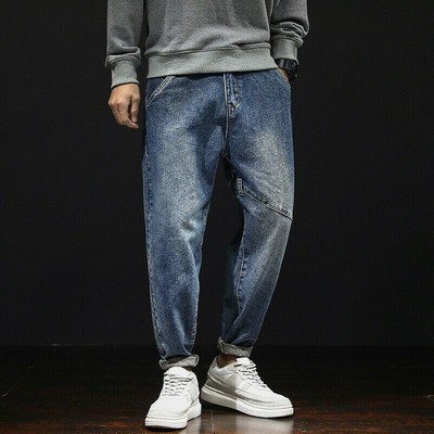 denim cargo pants men