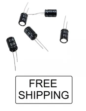 (5x) 680uF - 16V - 105°C - Radial Lead Electrolytic Cap. - +/- 20%
