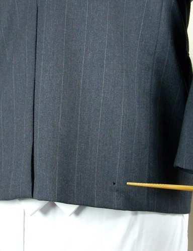 PATRICK JAMES Mens PURE WOOL 2 Button Pinstripe Suit size 40 R - Picture 6 of 10