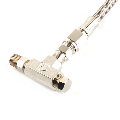 40" Oil Feed Line Fits Cummins Holset HX30 HX35 HX40 HX50 HX55 M12 12mm Fitting - Picture 3 of 6