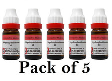 5X Dr Reckeweg Hydrophobinum 30 CH Dilution 11ml Each 