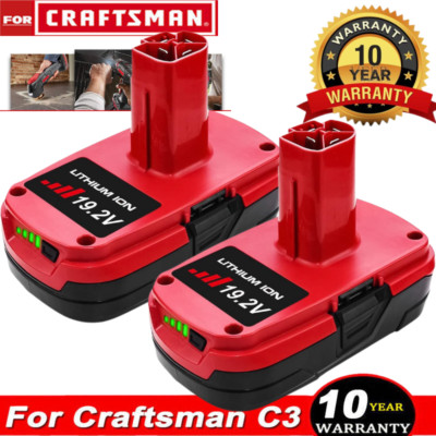 2X For Craftsman 19.2V Battery C3 DieHard 130279005 11376 130279003 11375 19V