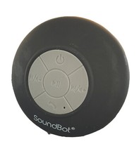 SoundBot SB510 HD Water Resistant Bluetooth 3.0 Shower Speaker Black-No Charger